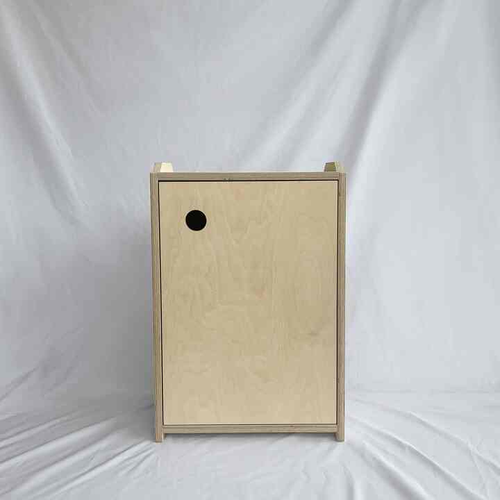 ウッドキャビネット［6色］