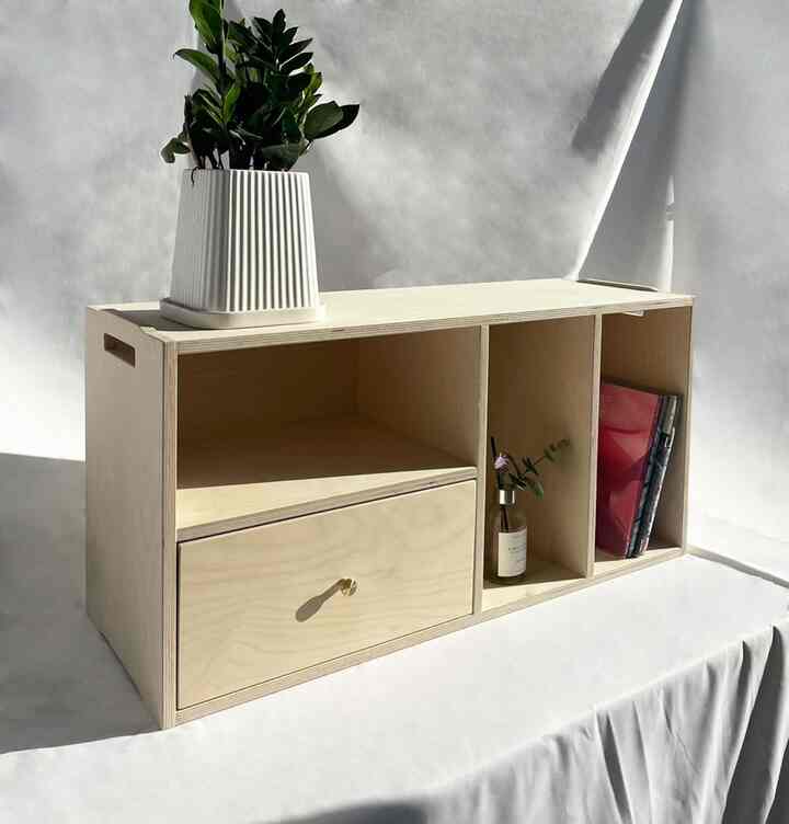 モジュール収納ラック 引出し型［6色・3種］