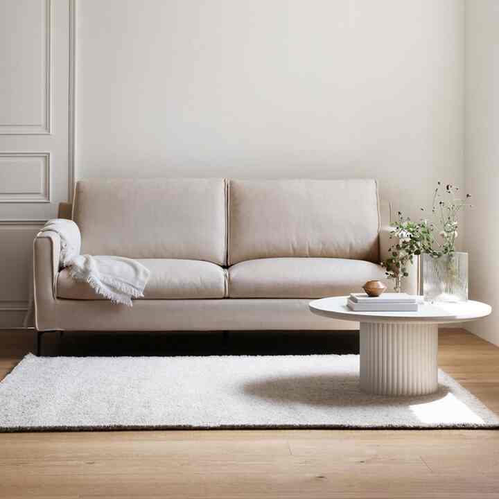 NIDO 3人掛け ファブリック ソファ