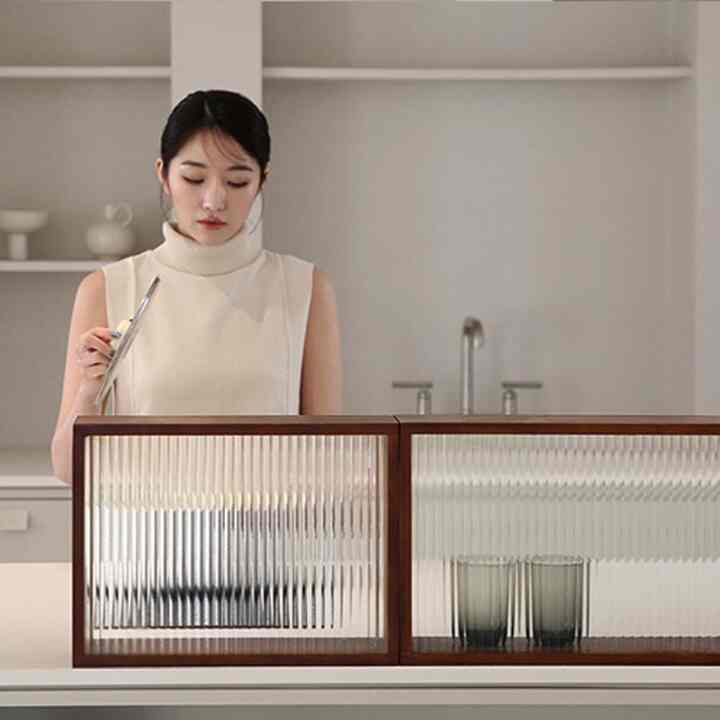 Orr ウッド キッチン パーティション 60cm［3色］