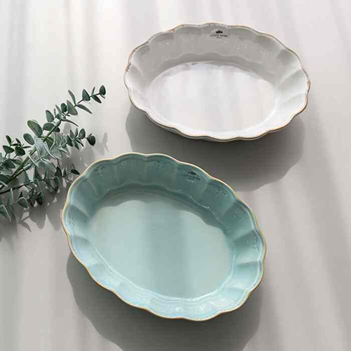 OLIVA 楕円オーブン皿 25cm［2色］