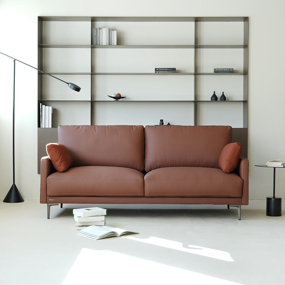 【地域限定送料込み】定価159,900円 天然皮革　３人がけソファ 21-001503_01.jpg