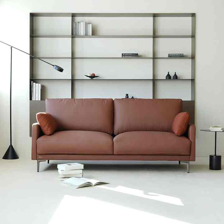 kean 天然皮革 3人掛け ソファ［2色］