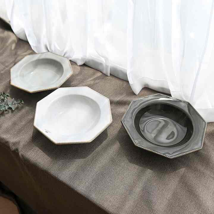 LUZIA 八角 パスタボウル 23cm［3色］