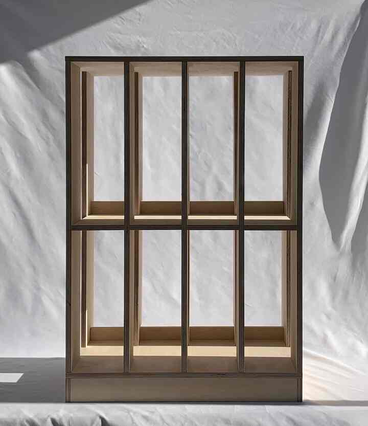 ベーシックウッド本棚［6色］