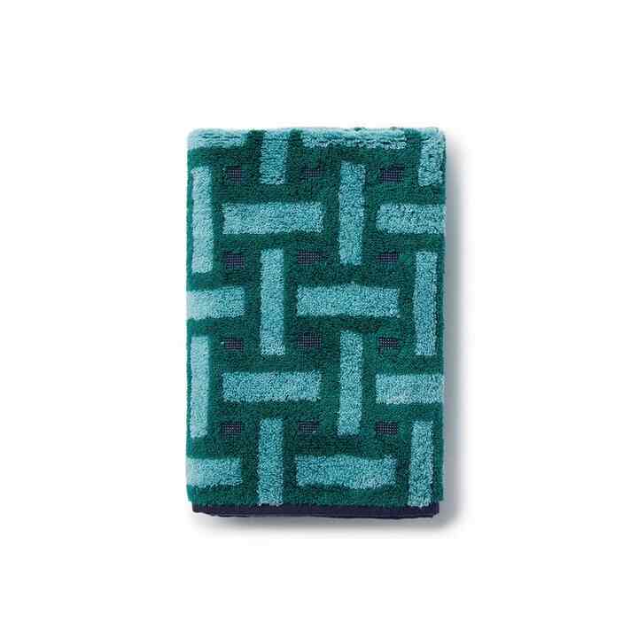 フェイスタオル グリーン 40x80cm
