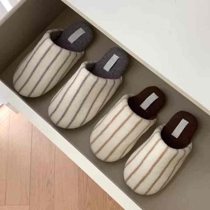 ストライプ ルームシューズ［2色・4サイズ］