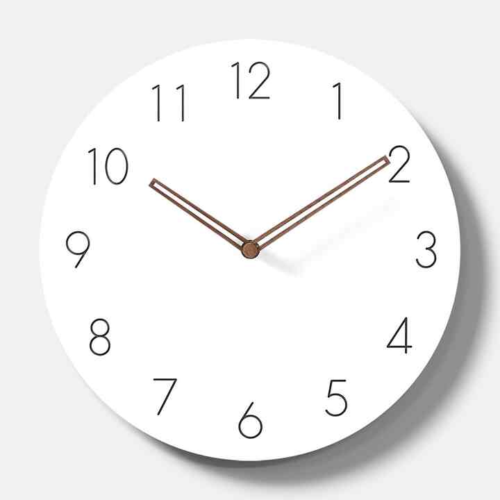 無地 静音 壁掛け時計 A