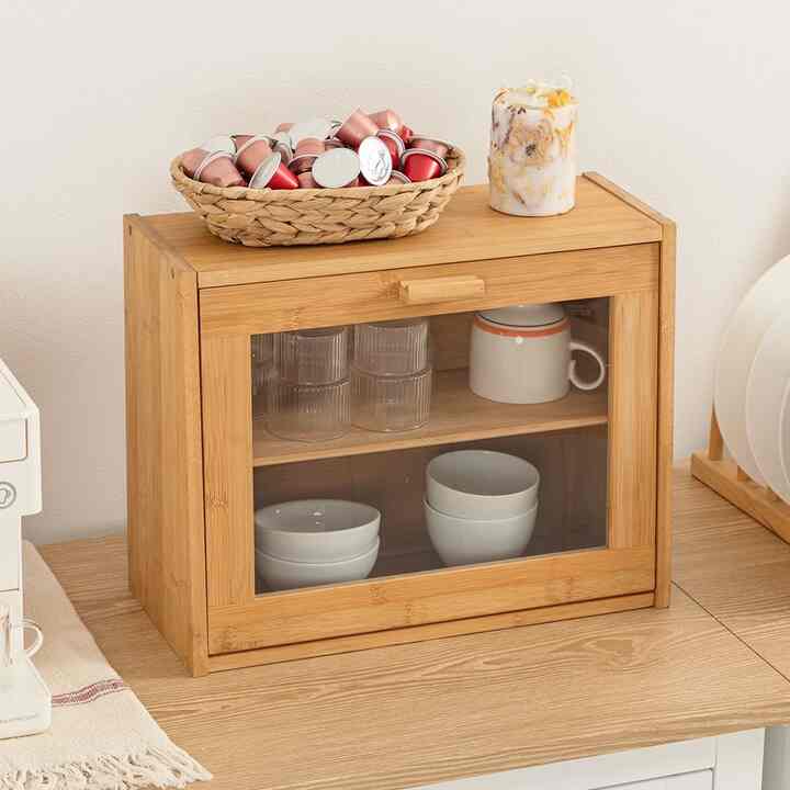 ウッド 収納ボックス 2段［6種］