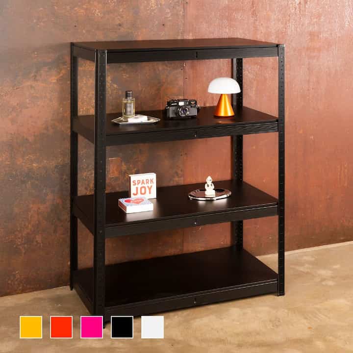 スチール ラック 3段 80cm［5色］