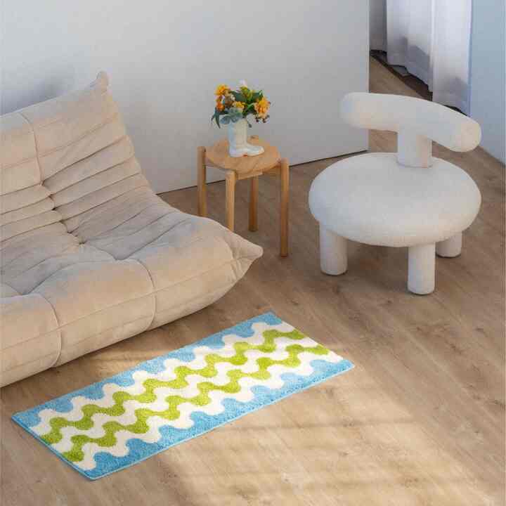 Melting ラグ 50x120cm