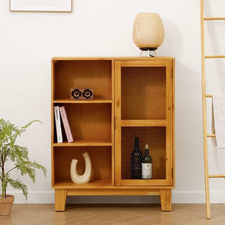 NORMAN ウッド 収納棚［2色］