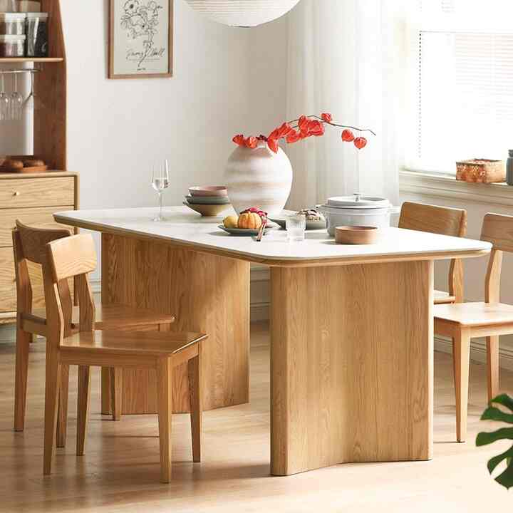 PRAGUE ligne ウッド ダイニングテーブル 180cm