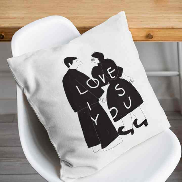 【Kim Jam】クッションカバー LOVE IS YOU［2サイズ］