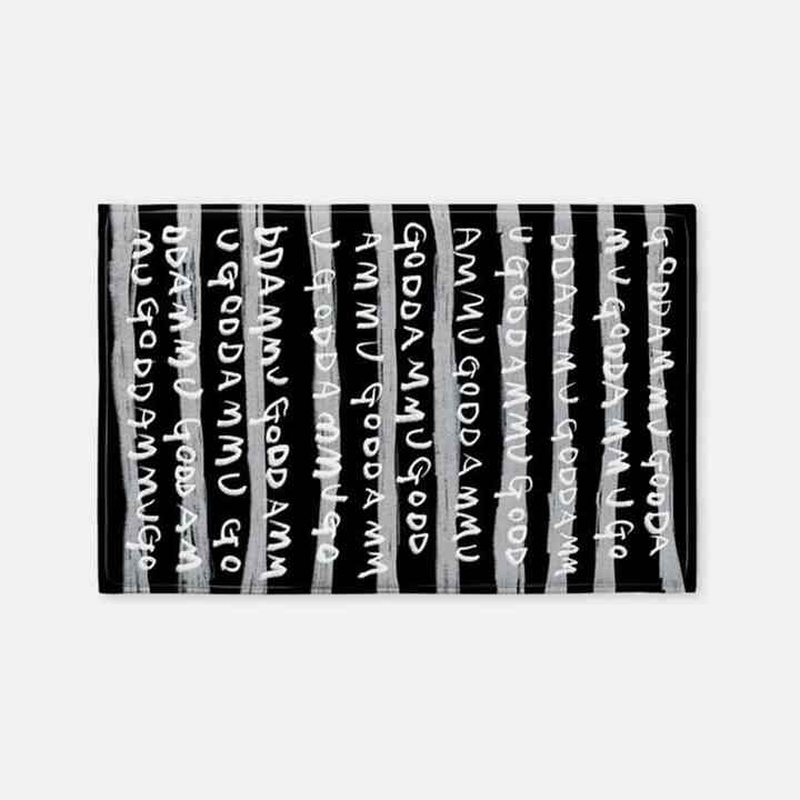 【goddammu】マット お喋りなdammu BLACK