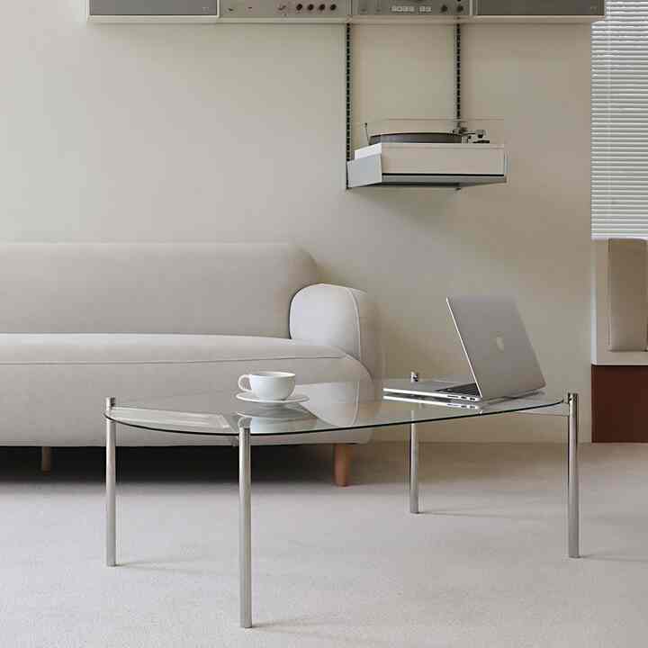 URBANO ガラス ローテーブル