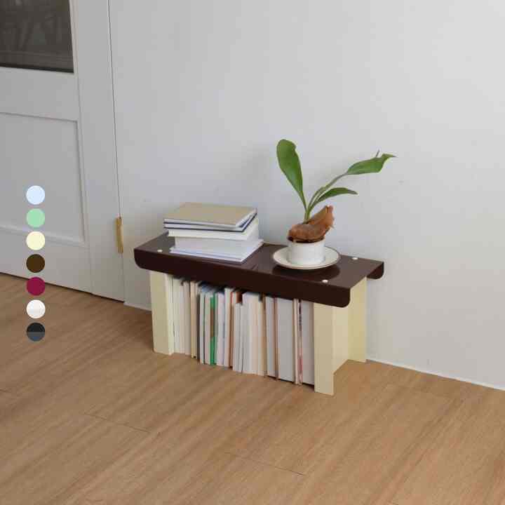 MINI BENCH スチール サイドテーブル［7色］