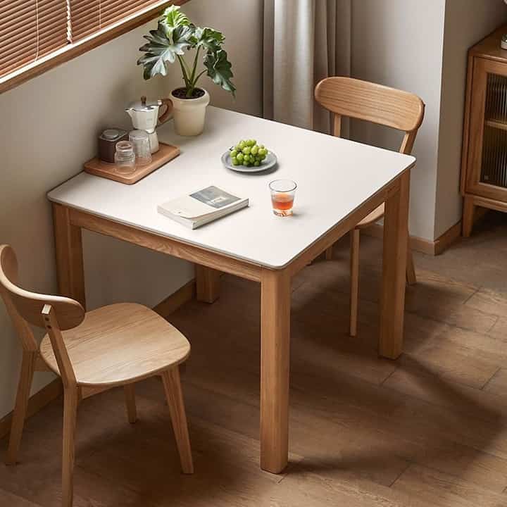 PRAGUE ウッド 正方形 テーブル 90cm