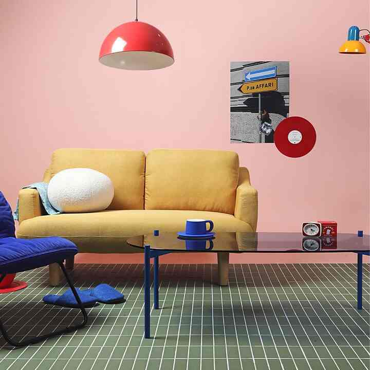 URBANO ローテーブル ブルー［2色］