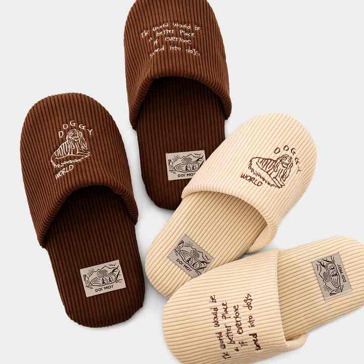 DOGGY ルームシューズ［2色・2サイズ］