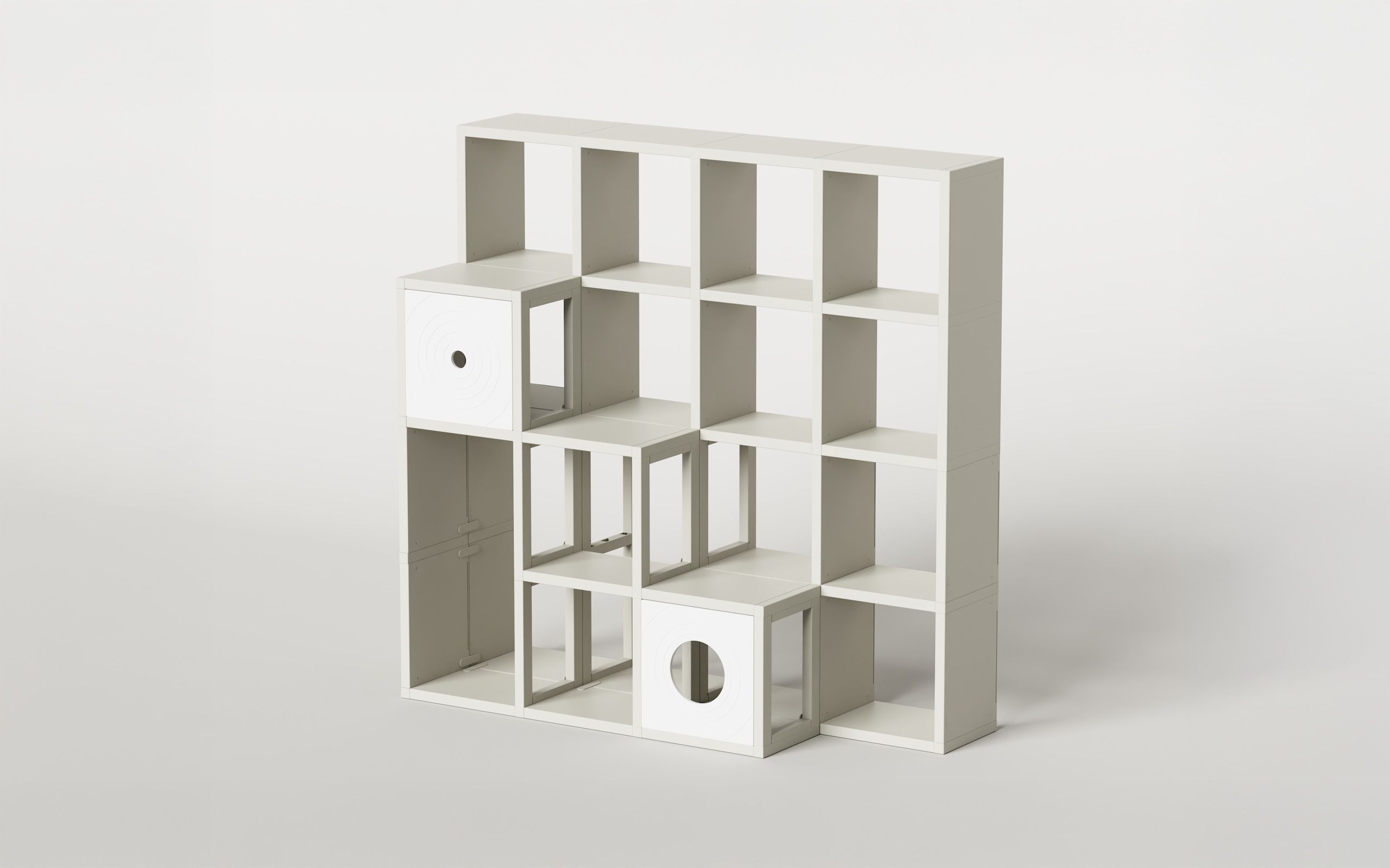 本棚 CUBICS pet 本棚兼キャットタワー 4x4［7色］ | Ohouse(オーハウス)