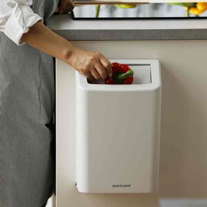 壁掛け ゴミ箱 6L［2色］