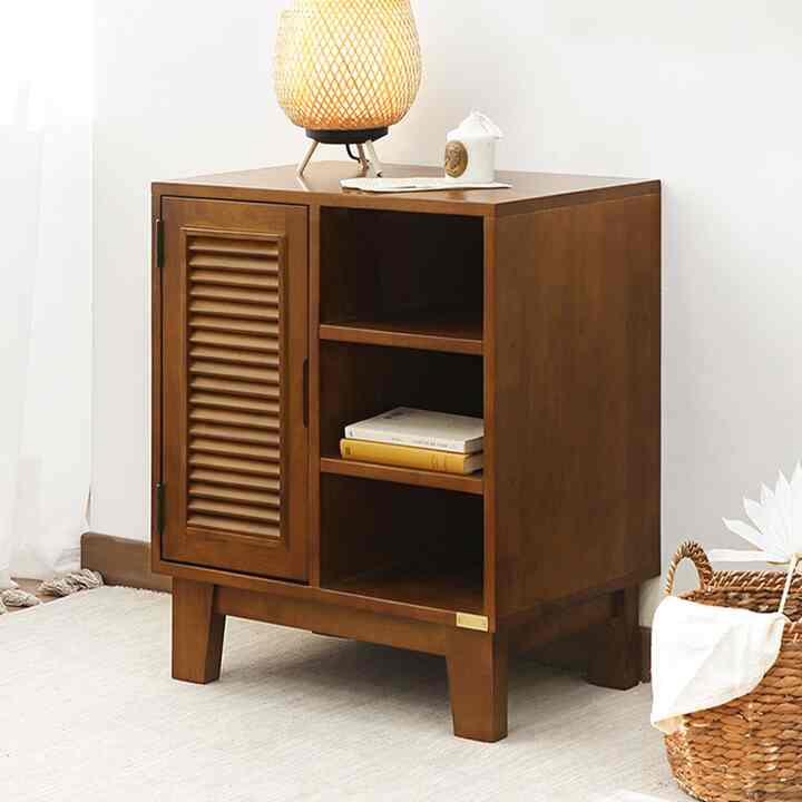 ウッド オープン シェルフ［4色］