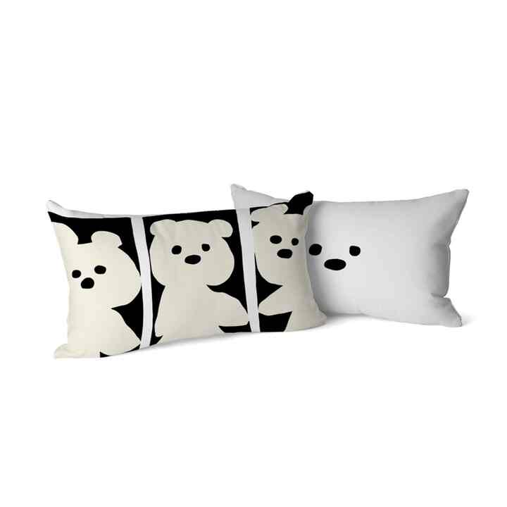 【Wan】ミニ クッションカバー Teddys