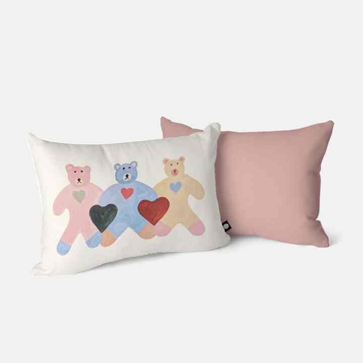 【Homebrew Idea Club】枕カバー love bears