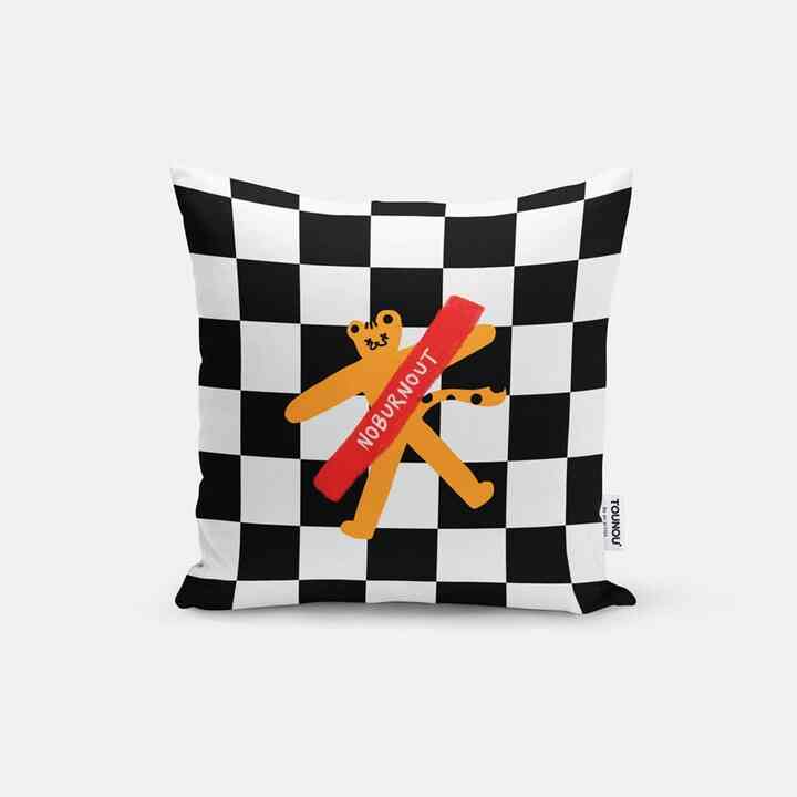 【Cheetah Mitty】クッションカバー ドット チーター［2サイズ］