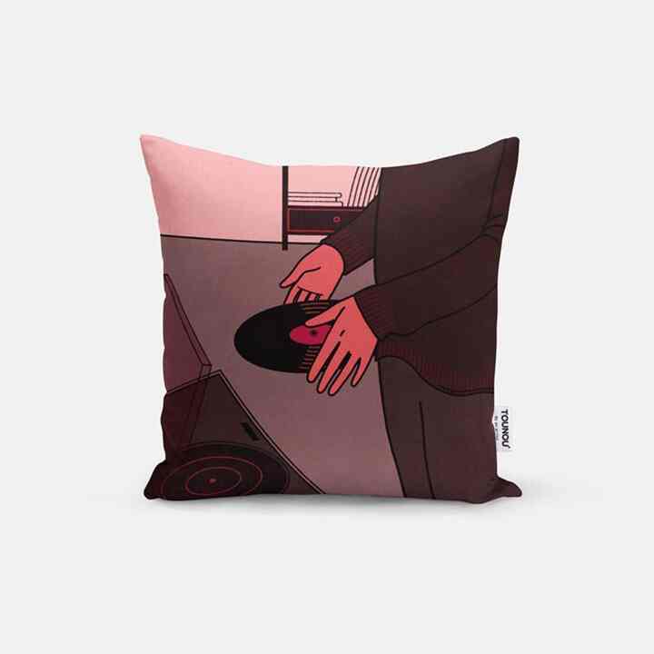 【Hyper pension】クッションカバー LP TIME!［2サイズ］