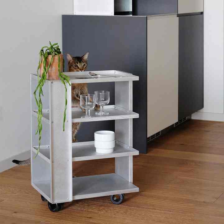 ワゴン アルミニウム