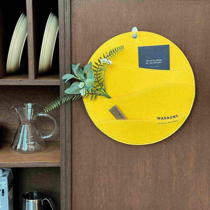 フェルト ウォールポケット［4色］