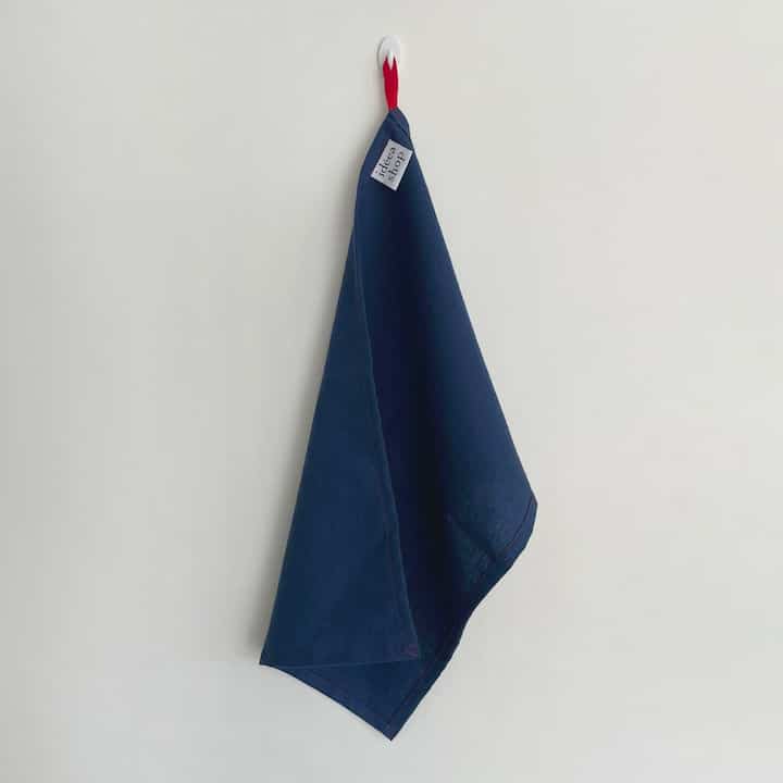 リネン キッチンクロス blue