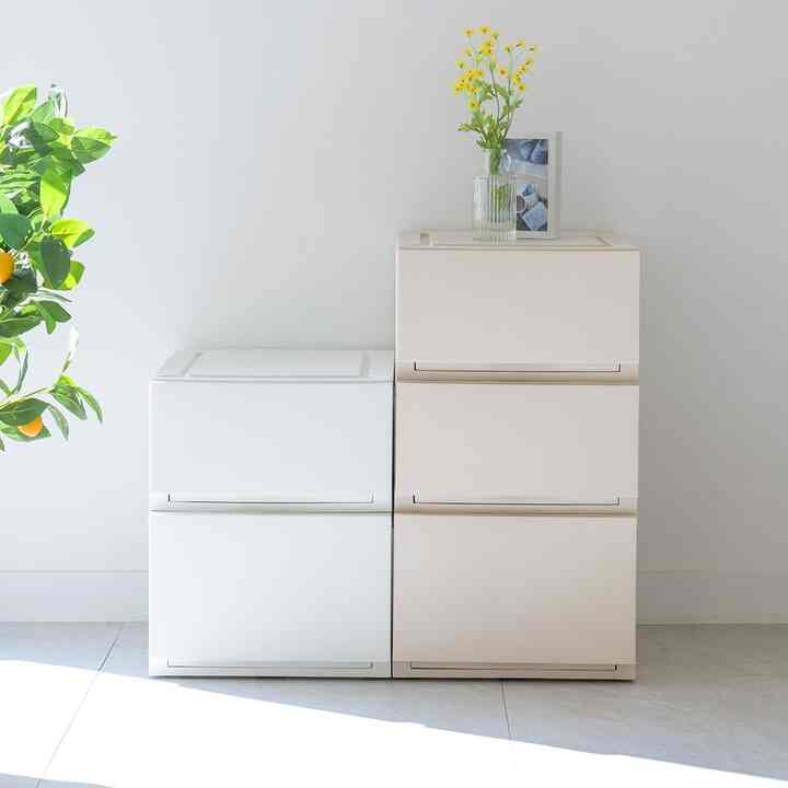 収納ケース 引き出し 2点セット［2色・2サイズ］