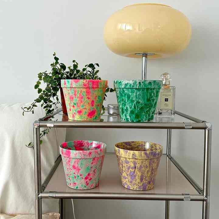 ラシエスタ 植木鉢 L［4色］