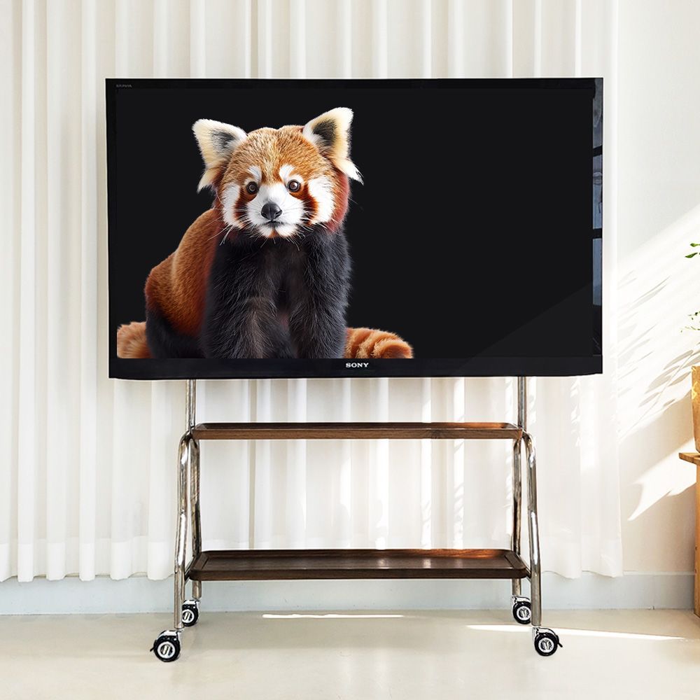 EQUALS WALL 7の字フレーム テレビスタンド STAINLESS ラージ