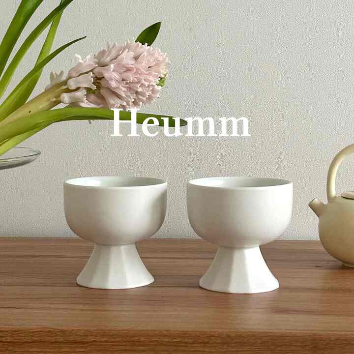 Heumm ツヤなし セラミック ゴブレット［2色］