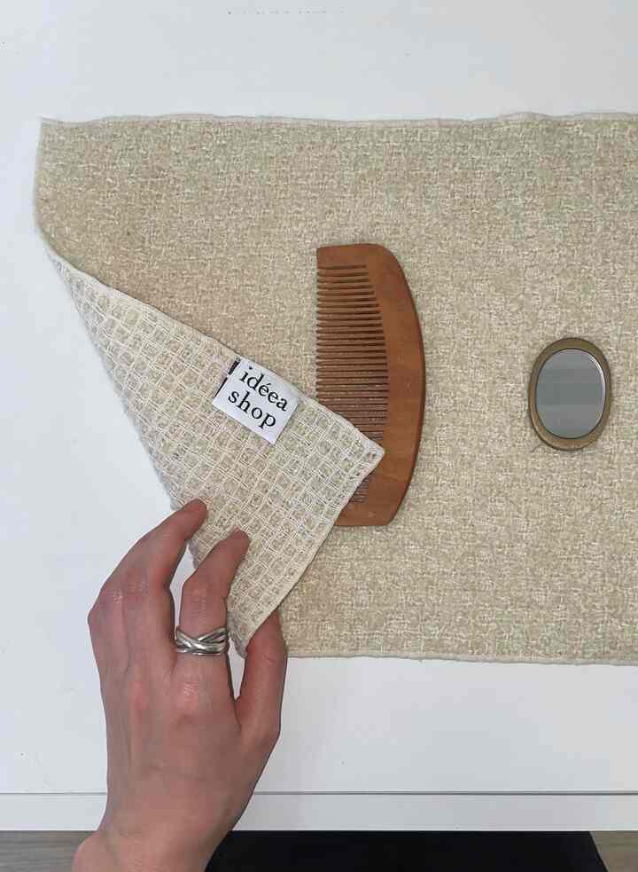 ブークレ テーブルクロス ivory［2サイズ］