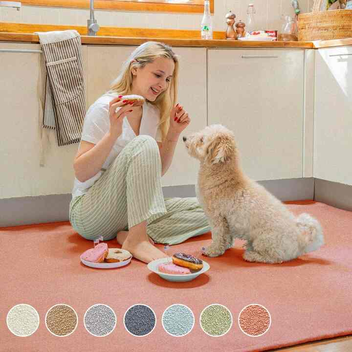 Lazy Day 防水ラグ［7色・2種・7サイズ］