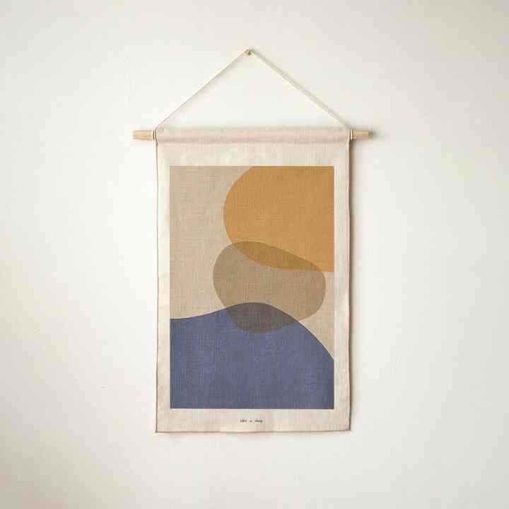 リネン ファブリック ポスター harmony