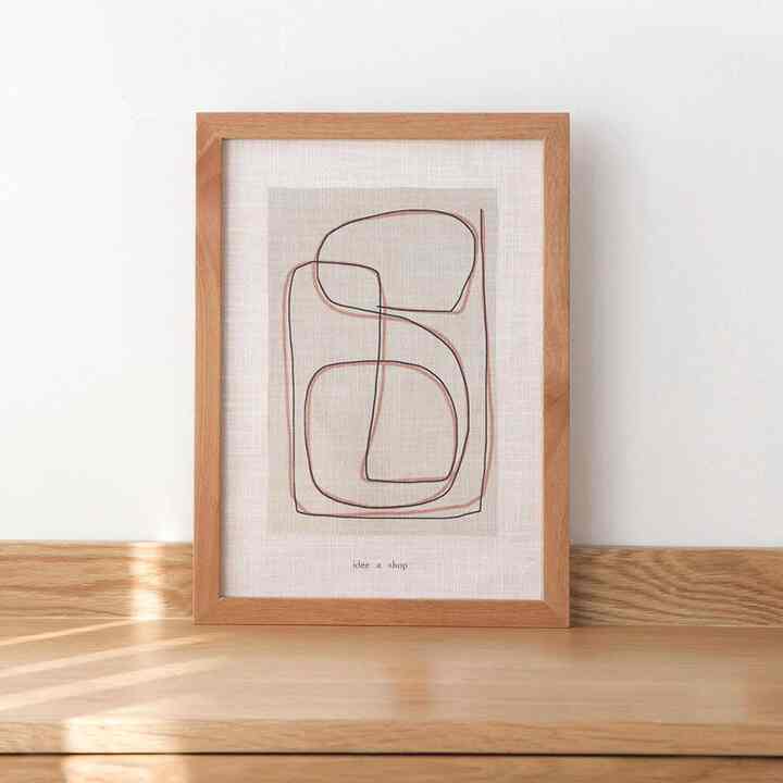 ファブリック ポスター フレーム付き note［2サイズ］