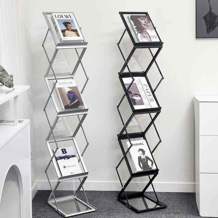 折りたたみ マガジンラック［2色］