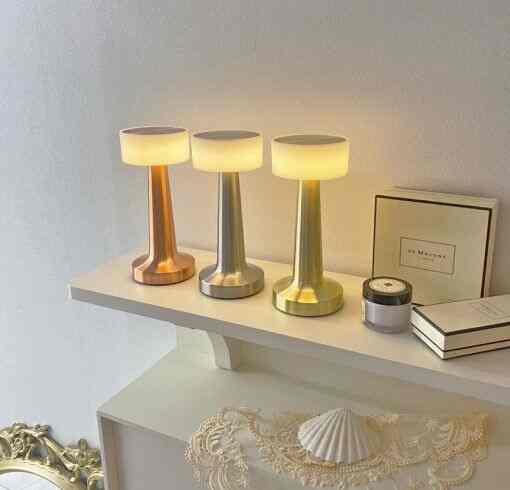 スチール ムードランプ［3色］