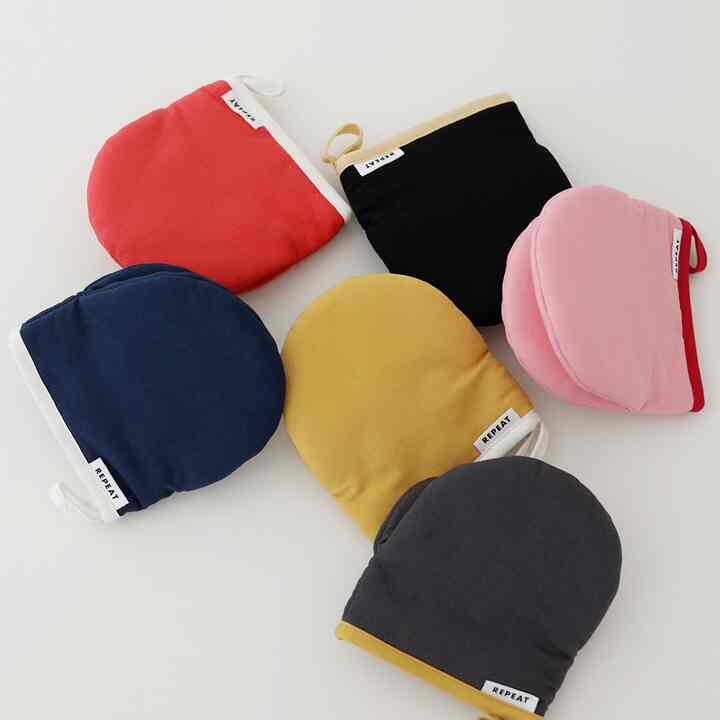 コットン 鍋つかみ［6色］