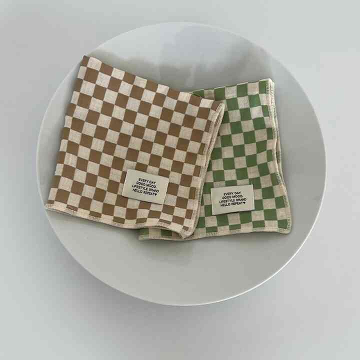 チェッカーボード キッチンクロス［2色］