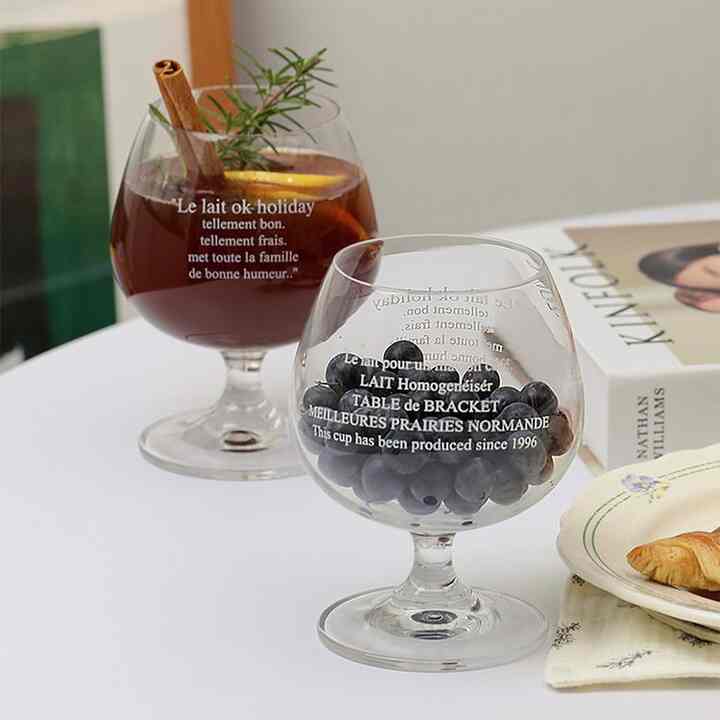 Lettering ゴブレットグラス