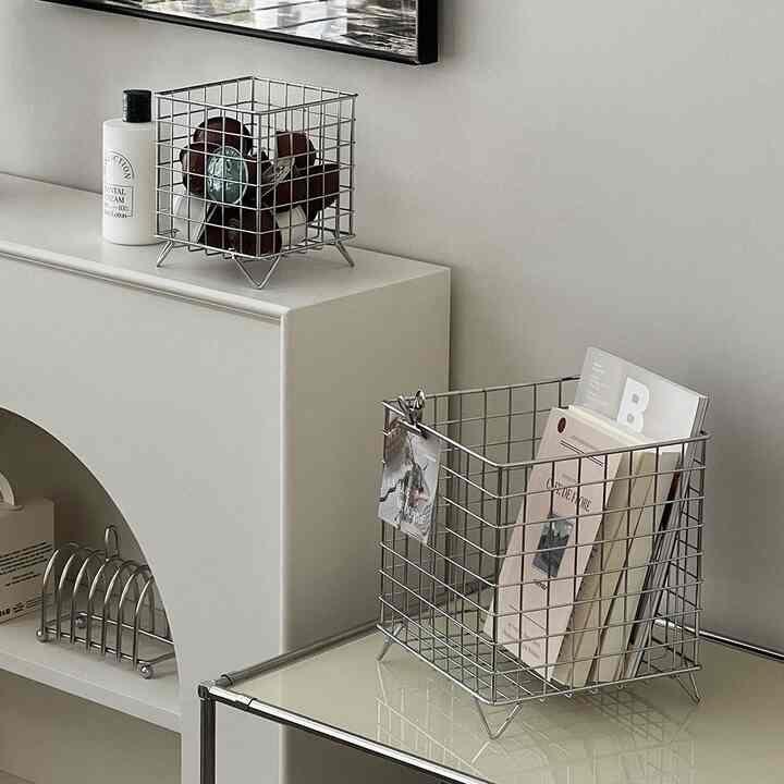 ステンレス バスケット［2サイズ］