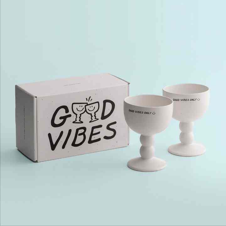 GOOD VIVES ゴブレット 2点セット
