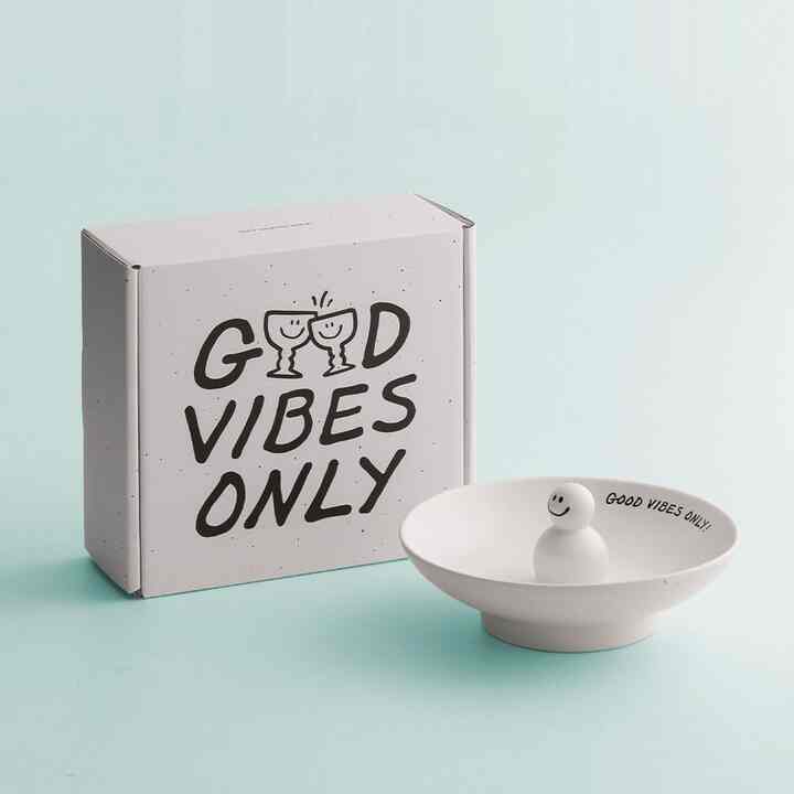 GOOD VIVES スノーマン プレート 16cm